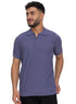 Castle Design 01057Knit Polo Neck Zipper - T-Shirt - Khotwh